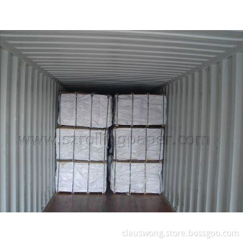 Cigarette Paper in Sheet (packing and loading)
